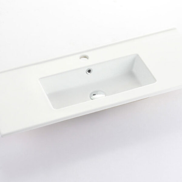 Tirolo 910 Ensuite Vitreous China Sink Top Only Gloss White